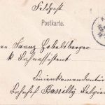 Bayern - Haidmühle Passau C2 Bahnpost-K1 AK Restauration Weber Waldkirchen 1915