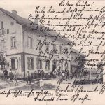 Bayern - Haidmühle Passau C2 Bahnpost-K1 AK Restauration Weber Waldkirchen 1915