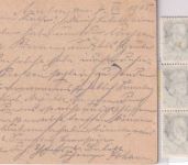Bayern - Furth Nürnberg Zg 1129 Bahnpost-Ra4 Feldpostkarte Amberg - Lauf 1915