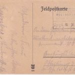 Bayern - Falkenstein Regensburg Zug 6 Bahnpost-Ra4 Feldpostkarte 1918