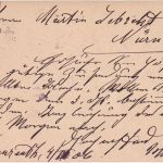 Bayern - Bärnau Wiesau C3 Bahnpost-K1 5 Pfg. Ganzsache Tirschenreuth 1906