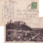DR - Wörth Stadtamhof C1 apt. Bahnpost-K1 AK Wörth - München 1924