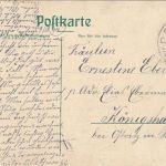 Bayern - Eger Wiesau CII Bahnpost-K1 AK Waldsassen - Könighain 1908