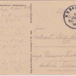 Bayern - Holzkirchen Bayrischzell Bahnpost-K1 Feldpostkarte (AK Josefstal) 1916
