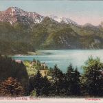 Bayern - Kochel Tutzing 3 Bahnpost-K1 AK Kochel - Kirchberg b. Zwickau 1900
