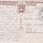 Bayern - Kufstein München 1 Bahnpost-K1 Feldpostkarte an Feldadresse 1917