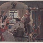 Bayern - Kufstein München 1 Bahnpost-K1 Feldpostkarte an Feldadresse 1917