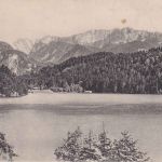 Bayern - Kufstein Rosenheim 2 Bahnpost-K1 AK Hechtsee (Kiefersfelden) 1916
