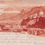 DR - Kufstein Rosenheim ZG 844 Bahnpost-K1 AK Kuftsein - Erfurt 1925