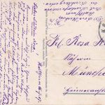 Bayern - Berchtesgaden Salzburg C2 Bahnpost-K1 AK Bad Reichenhall - München 1917