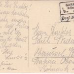 DR - Garmisch München Zug 1366 apt. Bahnpost-Ra4 AK Eibsee n. Oberursel 1925
