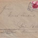 DR - Herrsching München Zug 456 apt. Bahnpost-Ra4 Brief Steinebach - Berlin 1934