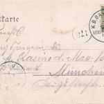 Bayern - Herrsching München III Bahnpost-K1 AK Andechs - München 1903