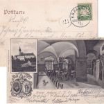 Bayern - Herrsching München III Bahnpost-K1 AK Andechs - München 1903