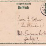 Bayern - München Garmisch 3 Bahnpost-K1 5 Pfg. Ganzsache n. Freimann 1914