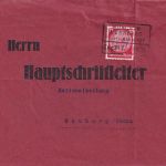 DR - München Nürnberg Zug 217 Bahnpost-Ra4 Brief n. Neuburg 1931