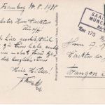 DR - Saalfeld München Zug 170 apt. Bahnpost-Ra4 Karte Bamberg - Wangen 1938