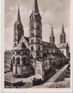 DR - Saalfeld München Zug 170 apt. Bahnpost-Ra4 Karte Bamberg - Wangen 1938