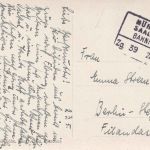 DR - München Saalfeld Zg. 39 Bahnpost-Ra4 Karte München - Berlin 1938