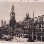 DR - München Stuttgart Zg. 56 Bahnpost-Ra4 Karte München - Stuttgart 1927