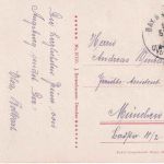 DR - Ulm München ZG 907 Bahnpost-K1 AK Augsburg - München 1925