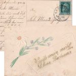 Bayern - Rosenheim Landau Bahnpost-K1 Grußkarte Gangkofen - Kollbach 1914