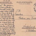 DR-Infla - Schongau II Kaufering Bahnpost-K1 AK Schongau - Augsburg 1921