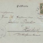 Bayern - Ruhpolding Traunstein 3 Bahnpost-K1 AK Ruhpolding - Heideck 1897