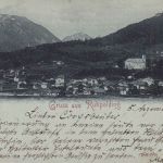 Bayern - Ruhpolding Traunstein 3 Bahnpost-K1 AK Ruhpolding - Heideck 1897