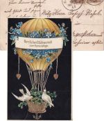 Bayern - Waging Traunstein 2 Bahnpost-K1 Karte n. Surheim 1909