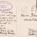 Bayern - Oberammergau Murnau 3 Bahnpost-K1 karte n. München 1911