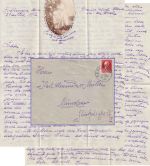Bayern - München Bayrischzell Bahnpost-K1 Brief Fischhausen - München 1916