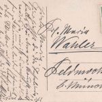 Bayern - Pfronten Kempten Eisenbahnlinie farb. Felle-AK gelaufen Wertach 1918