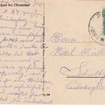 DR - Oberstdorf II Immenstadt apt. Bahnpost-K1 AK Freibergsee n. Stuttgart 1924
