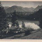 DR - Oberstdorf II Immenstadt apt. Bahnpost-K1 AK Freibergsee n. Stuttgart 1924
