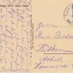 DR - Scheidegg II Röthenbach Bahnpost-K1 AK Scheidegg n. Köthen 1928