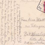 DR - Lindau Augsburg Zug 83 Bahnpost-Ra4 AK Kaufbeuren - Bad Wörishofen 1927
