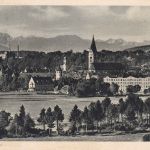 DR - Lindau Augsburg Zug 83 Bahnpost-Ra4 AK Kaufbeuren - Bad Wörishofen 1927