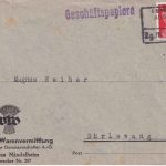 DR - Memmingen Augsburg Zg. 714 Bahnpost-Ra4 Geschäftspapiere Mindelheim 1942