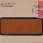 DR-Infla - Lindau Augsburg Zg. 73/193 apt. Bahnpost-Ra4 Brief Kaufbeuren 1922