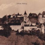 Bayern - Nördlingen Augsburg Bahnpost-K1 AK Harburg - Fischen 1912
