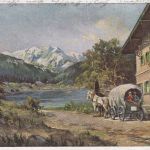 DR - Füssen I Kaufbeuren Bahnpost-K1 AK Hintersee n. München 1926