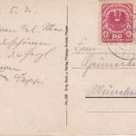 Österreich - Kempten Reutte Zug 18 Bahnpost-K1 AK Musau/Ulrichsbrücke 1921