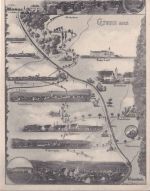 Bayern - Krumbach IV Günzburg Bahnpost-K1 AK Bahneröffnung 15.12.1910