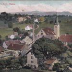 Bayern - Lechbruck Marktoberdorf Bahnpost-K1 AK Heimenkirch - Kempten 1914