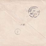 Bayern - Füssen II Biessenhofen Bahnpost-K1 20 Pfg. GA-Umschlag Lengenwang 1892