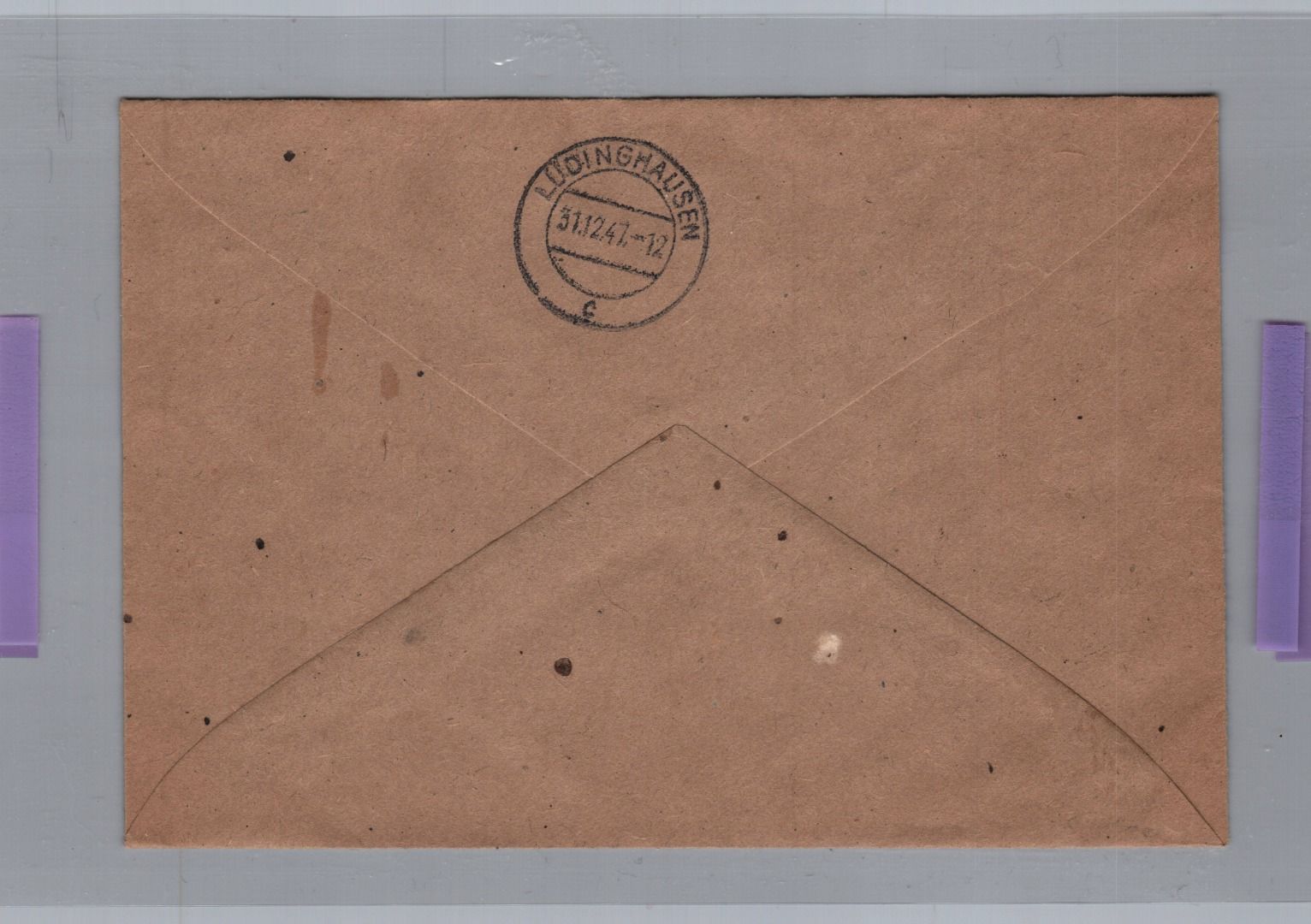 Alliierte Besatzung Einschreiben Seppenrade 1947 | eBay.de