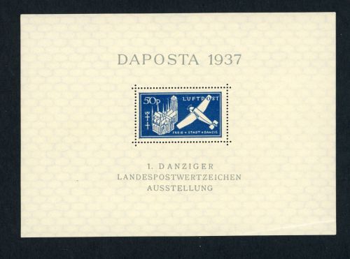 Danzig Block Nummer 2a postfrisch