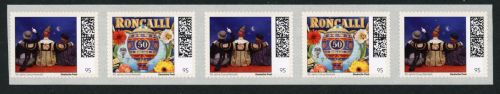 Dt.Post Sonderedition "50 Jahre Circus-Theater Roncalli 5er Streifen aus Rolle