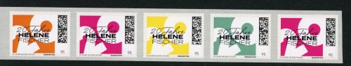 Dt.Post Sonderedition "20 Jahre Helene Fischer" 5er Streifen aus Rolle